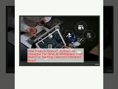 Các sản phẩm mới Riotouch Android Led Interactive Flat Panel 4k Whiteboard Smart Board Cho lớp học