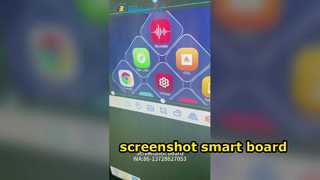 bảng trắng thông minh có ảnh chụp màn hình