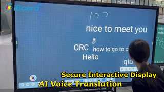 Màn hình cảm ứng tương tác an toàn cho các cuộc họp