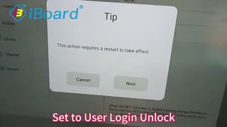 Chức năng NFC trên bảng họp thông minh