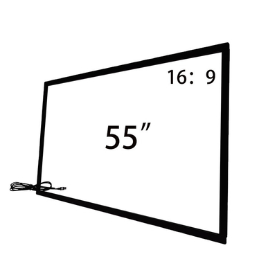 55 '' Hồng ngoại USB đa năng chuyển đổi cảm ứng Khung bao phủ Khung màn hình cảm ứng hồng ngoại cho kiosk màn hình