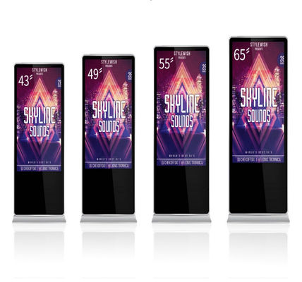 Màn hình Kiosk LED, Máy quảng cáo bảng hiệu kỹ thuật số tương tác CE 10 Màn hình điểm cảm ứng