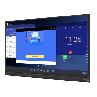 Bảng trắng tương tác hồng ngoại chính xác cao với cổng USB kết nối thiết kế tùy chỉnh màn hình phẳng tương tác