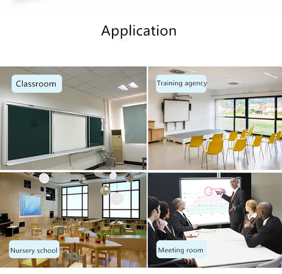 Bảng giảng dạy bảng trắng tương tác hồng ngoại Phần mềm viết đa chức năng Chạm ngón tay