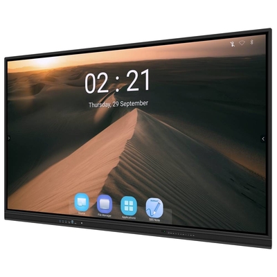 Android 13 IR Interactive Whiteboard Finger Touch 65 75 86 Inch Bảng hiển thị thông minh 4K với wifi RJ45 chia sẻ không dây từ pad / điện thoại / máy tính xách tay cho các cuộc họp văn phòng trường học