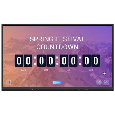 Màn hình cảm ứng phẳng tương tác 86 inch cho Giáo dục và Hội nghị