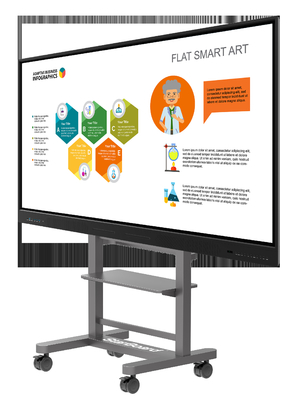 98 inch Interactive Flat Panel Smart Boards cho màn hình văn phòng trường học