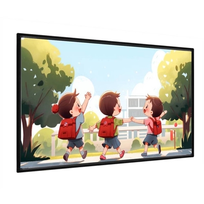 Bảng trắng tương tác hồng ngoại 82 đến 120 Inch Bảng trắng 20 điểm cảm ứng USB Smart Kids Magnetic Board For Classroom