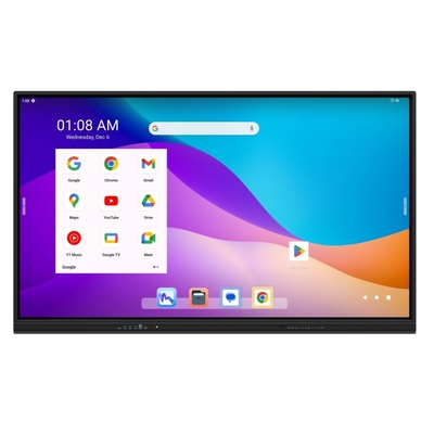 Tấm phẳng tương tác trực tiếp từ nhà máy 40 màn hình truyền hình cảm ứng IR 65 75 86 Inch Bảng ghi chú không dây