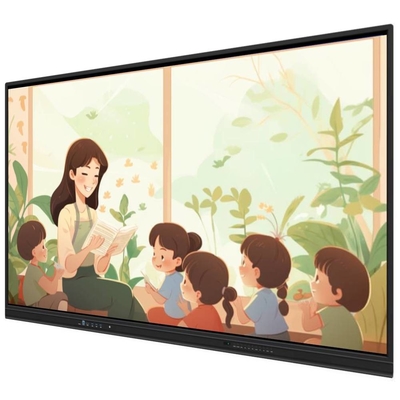 Tất cả trong một bảng tương tác 65 75 86 Inch Media Player Multi Touch IR Point Smart TV Board Cho văn phòng đào tạo