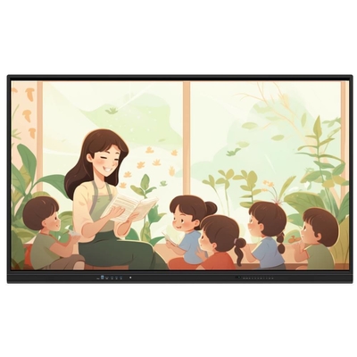 Tất cả trong một bảng tương tác 65 75 86 Inch Media Player Multi Touch IR Point Smart TV Board Cho văn phòng đào tạo