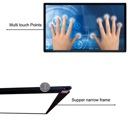 19"65"75"86" Multi IR Touch Screen Frame Overlay Interactive Ir Frame For Smart TV tương tác màn hình
