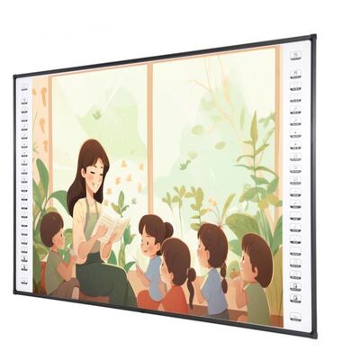 Bảng trắng tương tác hồng ngoại 82 inch với 10 điểm cảm ứng và cổng USB cho lớp học thông minh
