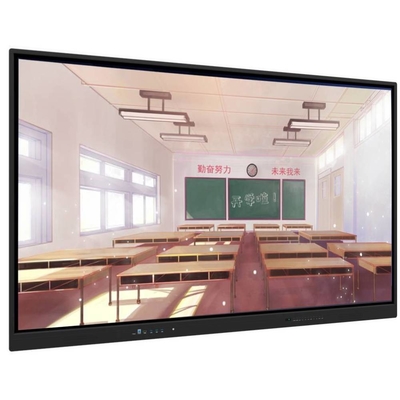 98 Inch Interactive Flat Panel 65/ 86 /75 Inch 4K Interactive Boards With Array Mic tùy chọn