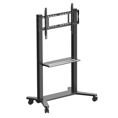 Đứng bảng trắng tương tác Động 42 đến 86 Inch TV Monitor Lifting Mobile Stand Max Bearing 80KGS