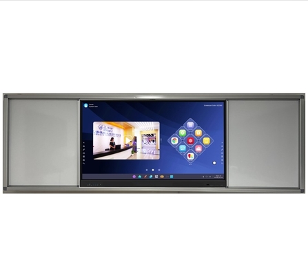Bảng tương tác 75/86 inch với bảng trượt cho lớp học