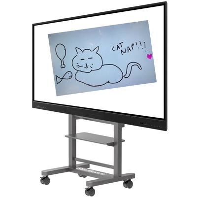 75 Inch Interactive Flat Panel 65/ 86 /98 Inch 4K Interactive boards with stands tùy chọn