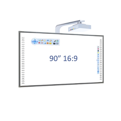 90 Inch Interactive Whiteboard Infrared Touch thép nano bề mặt Aluminium hợp kim khung