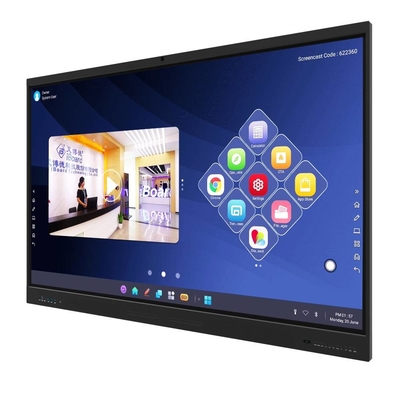 EDLA CE nhà máy Infrared bảng trắng tương tác LAN OPS Android tất cả trong một màn hình cảm ứng 86 98 inch