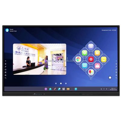 55/65/75/86/98 Inch Interactive Flat Panel cho hội nghị truyền hình kinh doanh và giáo dục