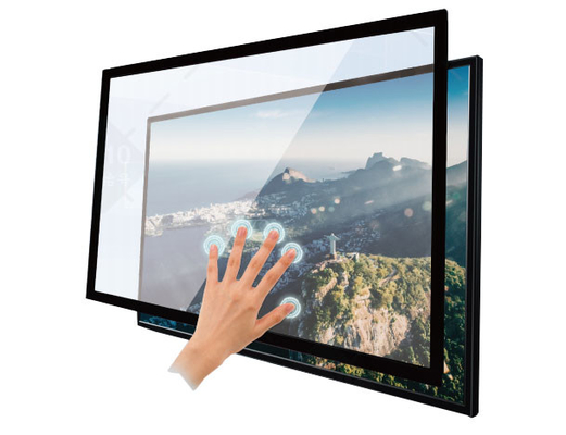 Hình cảm ứng hồng ngoại 43 "Màn hình cảm ứng Màn hình cảm ứng Bộ phủ cho gian hàng hỗ trợ Kích thước tùy chỉnh