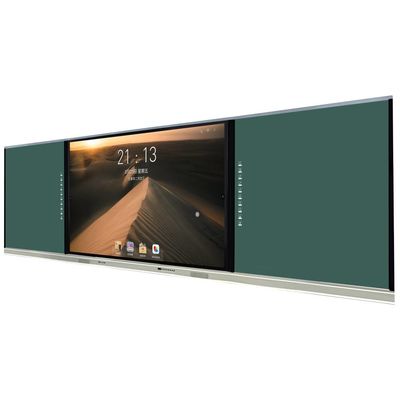 Bảng đen thông minh ghi âm 75 86 98 inch Whiteboard Greenboard OPS 40 điểm cảm ứng HDMI Cổng USB cho trường đại học