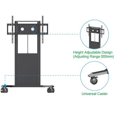 Chế độ tương tác Whiteboard Stand TV stand Điện tử sàn đứng phù hợp với kích thước 65/75/86 inch