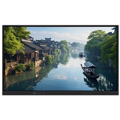 Phòng chống chói trang kính tempered 86 inch màn hình màn hình cảm ứng màn hình cảm ứng hồng ngoại bảng trắng đa chức năng với bảng máy tính