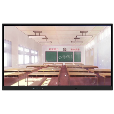 Bảng thông minh tương tác 4K HD màn hình cảm ứng kính nhọn Nhận dạng cử chỉ để dạy học sinh