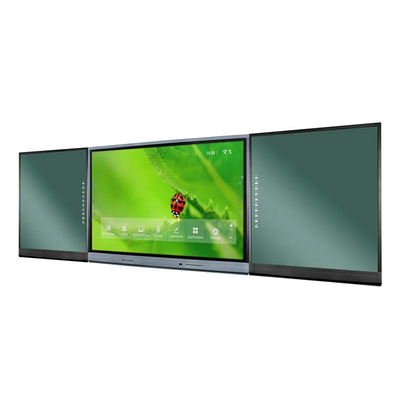 Bảng đen thông minh tương tác với màn hình DLED 75 86 98 inch tùy chọn Bảng trắng / xanh / đen