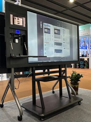 Bảng trắng tương tác cảm ứng hồng ngoại 75'' với hệ điều hành Android và kết nối bảng kép cho giảng dạy thông minh