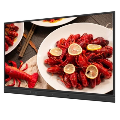 65 inch màn hình cảm ứng tương tác màn hình hiển thị với Android 11/13 Hệ thống 20 cảm ứng Máy tính xách tay kết nối cho giảng dạy