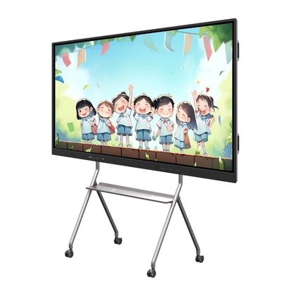 Màn hình phẳng tương tác màn hình cảm ứng thông minh 98 inch cho trường học và doanh nghiệp