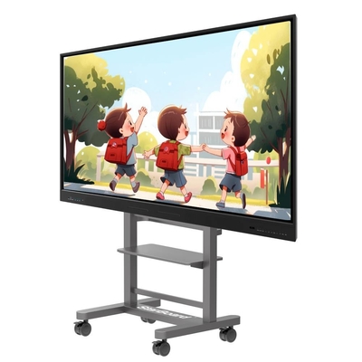 Android 13 đèn LED tương tác Whiteboard 40 điểm cảm ứng 86 inch Smart TV hiển thị với WIFI BT HOTPOT cho giảng dạy trường học