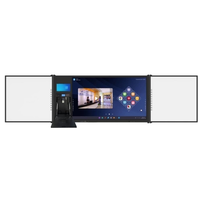 75 "android Multi Finger Pen Touch 4K UHD LED Smart Blackboard Google PC Camera Mic Scanner tích hợp với giá đỡ di động