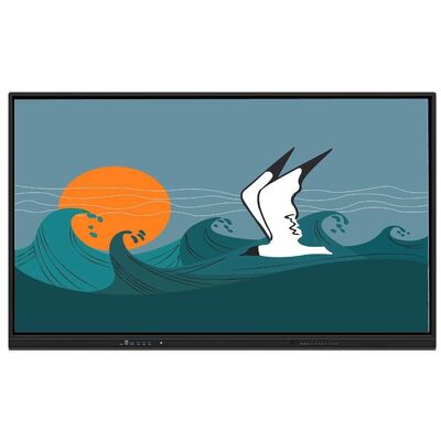 86 Inch trẻ em màn hình cảm ứng tương tác màn hình Android 13 20 điểm Screen Share Wifi 6 BT 5 viết tay Regonization