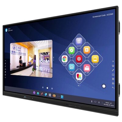 Màn hình cảm ứng tương tác mới nhất màn hình màn hình 75 inch cho giáo dục hiển thị doanh nghiệp