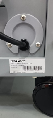 Xe sạc AC Sạc DC Sạc và USB Loại A Loại C Kho lưu trữ iPad Tủ sạc với bánh xe Đẩy xe cho lớp học