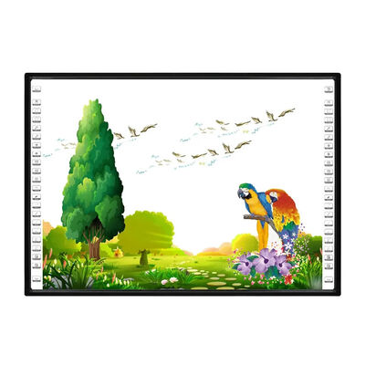 Bảng trắng tương tác hồng ngoại 102 inch với bề mặt Ceramic/Nano và 10 điểm chạm cho lớp học
