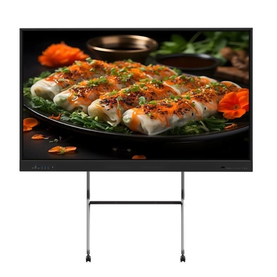 Iboard EDLA Google Chứng nhận 65 inch 75 inch Smart 20 Touch Monitor TV với USB VGA TYPE-C cho các hội trường tại nhà