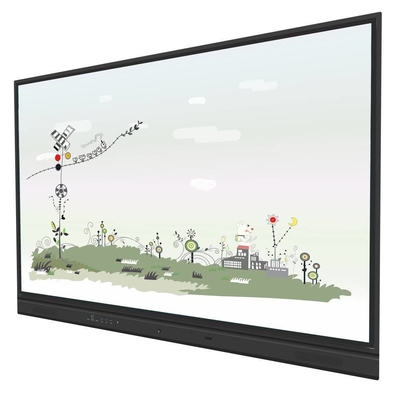 98 inch Interactive Flat Panel Dual OS 50 Touch Points USB HDMI WIFI Hotspot BT Với Camera Mic tích hợp cho giáo dục