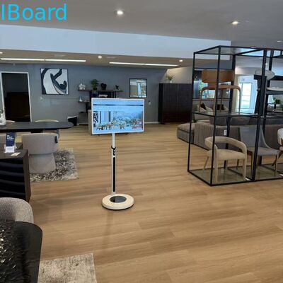 Kiosk màn hình cảm ứng di động 32 inch với màn hình tương tác 10 điểm