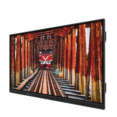 IR tương tác Whiteboardge 98 105 110 inch Màn hình lớn Smart TV cho truyền thông lớp học phòng họp phòng video Android cảm ứng wifi VGA âm thanh PC kết nối