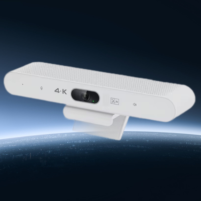 Đen Trắng Dễ cài đặt 4K Webcam Video Conference Camera Usb AI tự động theo dõi 2160p Webcam theo dõi với loa âm thanh phòng họp