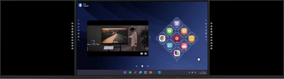 Nhà máy 75 inch Thiết bị giảng dạy trường học đa chức năng thông minh kết nối Nano Digital viết bảng trắng