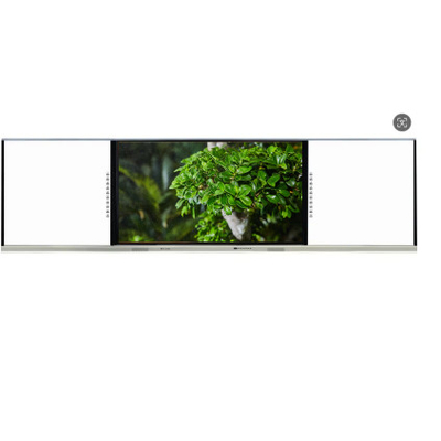 Sản xuất sản phẩm bán nóng màn hình 75 inch ở giữa với bảng đen kết nối bảng trắng bảng xanh cho cuộc họp giảng dạy trường học