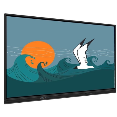 Phương pháp cảm ứng Bảng thông minh bằng bút ngón tay Với loa tích hợp Bảng thông minh LCD 65 75 86 98 Inch Phần mềm giảng dạy Máy ghi màn hình Ảnh chụp màn hình Chia sẻ không dây Cho văn phòng lớp học đào tạo