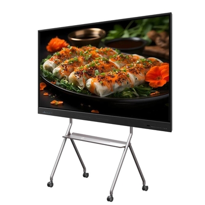 Ống lắp tường 65 75 86 Inch Multo Touch Android hoạt động LCD Smart Board với kính chống chói chống xanh USB Type-C HDMI OUT