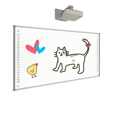 Bảng tương tác máy chiếu 102 inch Bảng trắng điện tử đa điểm chạm