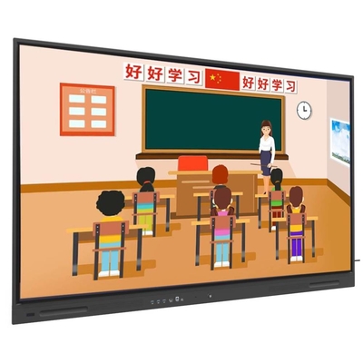 Phân hình phẳng tương tác 98 110 Inch TV lớn màn hình cảm ứng thông minh Android PC Google Store Wifi Phần mềm giảng dạy Công cụ Tài nguyên đám mây cho văn phòng trường học